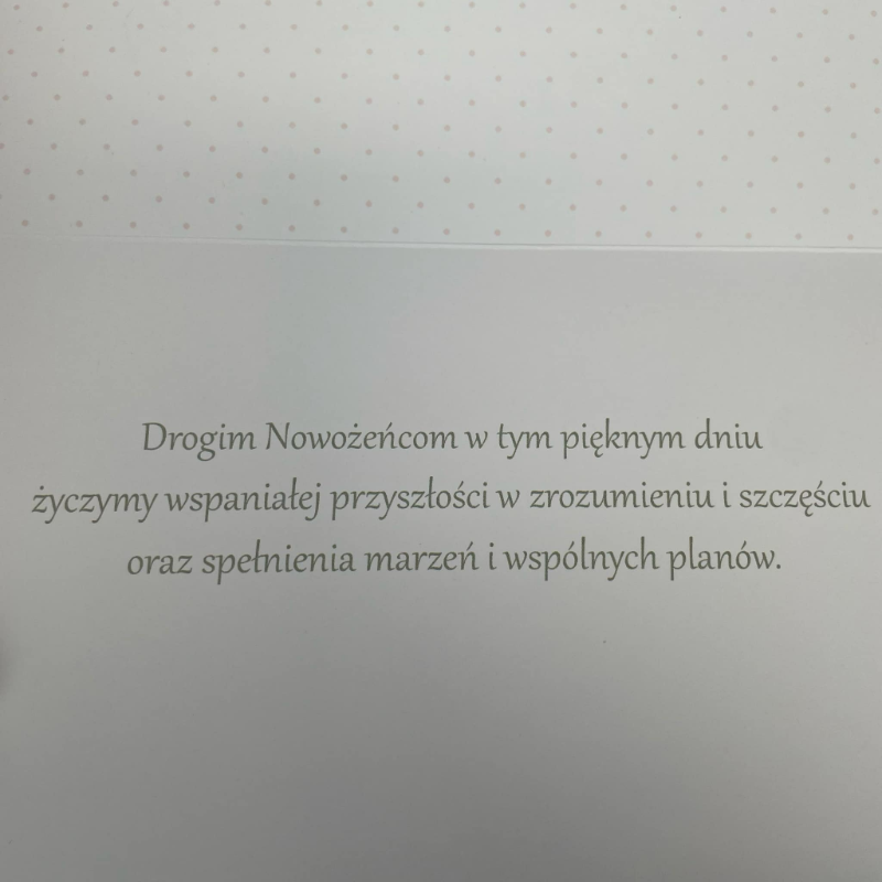 Obrazek Kartka Okolicznościowa Ślubna