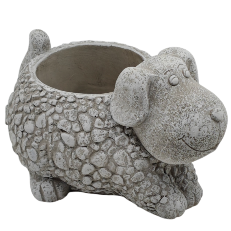 Obrazek Doniczka betonowa wesoła owca 13cm