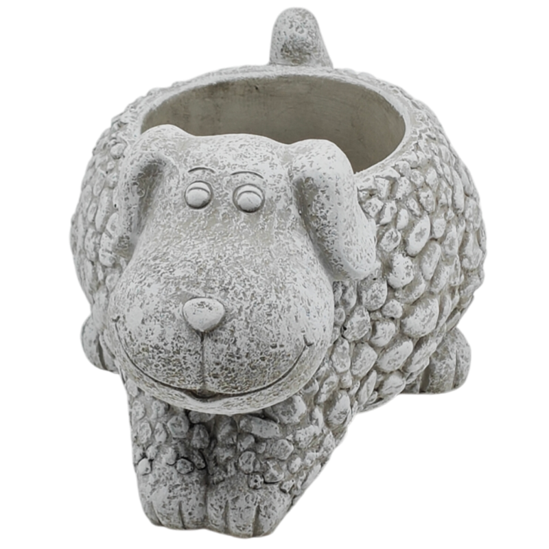 Obrazek Doniczka betonowa wesoła owca 13cm