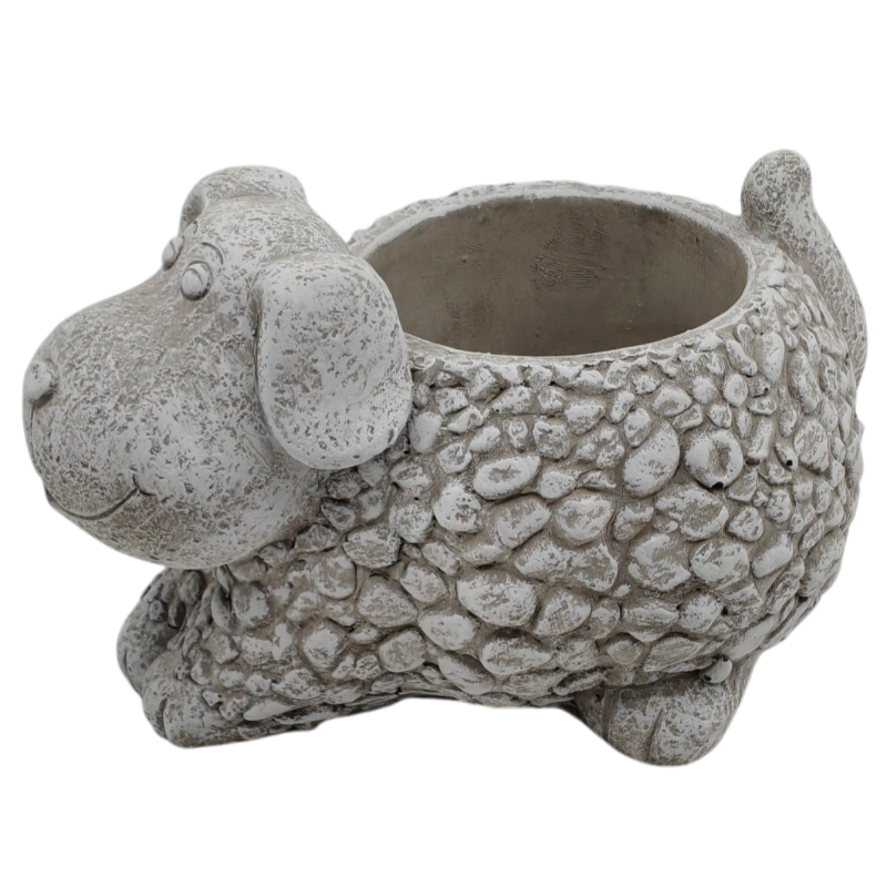 Obrazek Doniczka betonowa wesoła owca 13cm