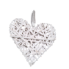 Obrazek Serce  wiklinowe do powieszenia ślub wesele białe 20cm