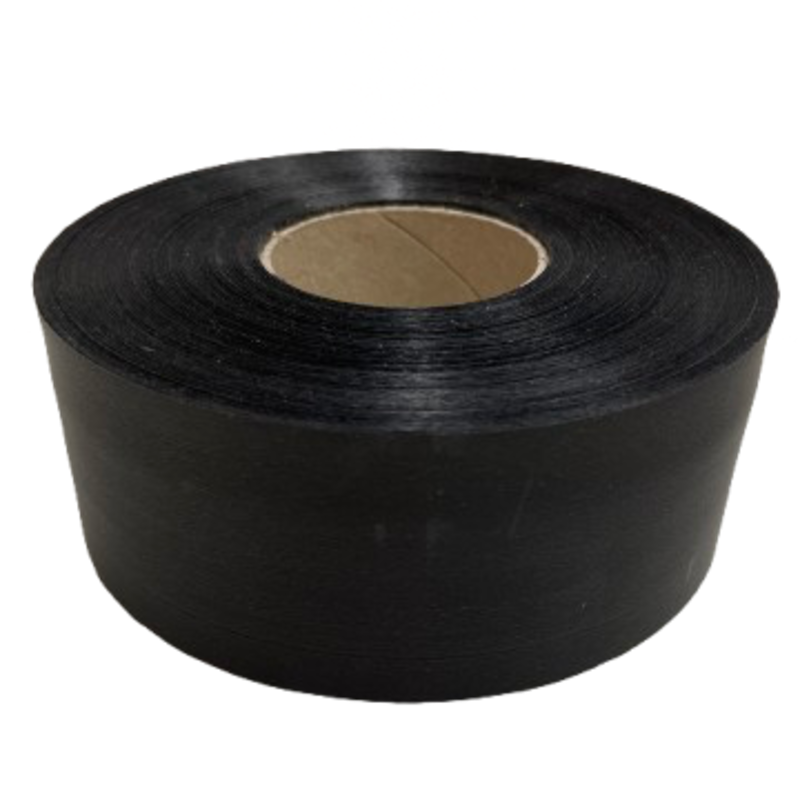 Obrazek Taśma 5cm / 100 metrów gładka Czarna