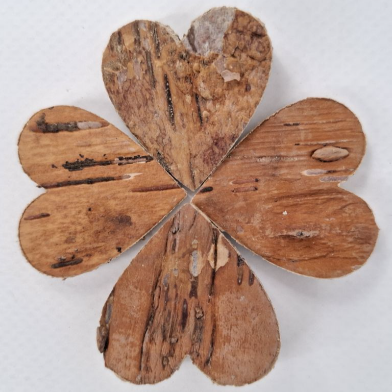 Obrazek Serca z brzozy (opakowanie 80 szt.)