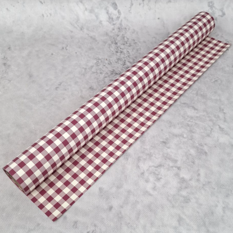 Obrazek Folia dekoracyjna satynowa mat w kratkę 50cm/9m kol. 14/28