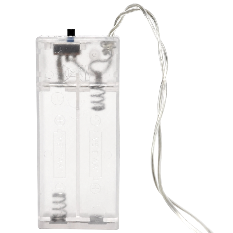 Obrazek Lampki Cotton Balls białe 20 szt. na baterie Ø 6 cm