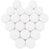 Obrazek Lampki Cotton Balls białe 20 szt. na baterie Ø 6 cm